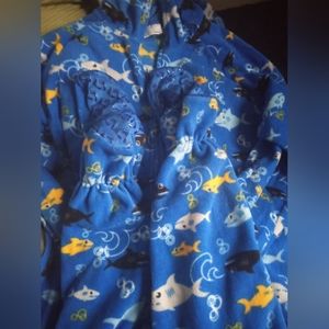 Shark Frenzy Adult Hoodie Fleece Onesie